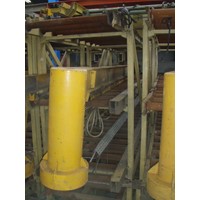 Column-mounted slewing crane 500 kg, 360°